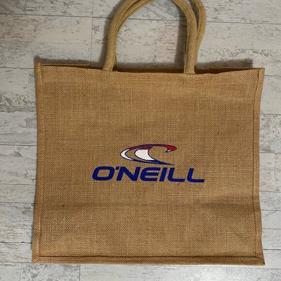O'Neill Beach Tote Bag Woven Jute - Picture 1 of 5